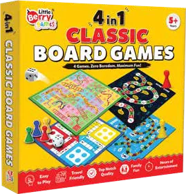 4 in 1 Classic Board Games