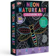 Neon Nature Art Colouring Kit
